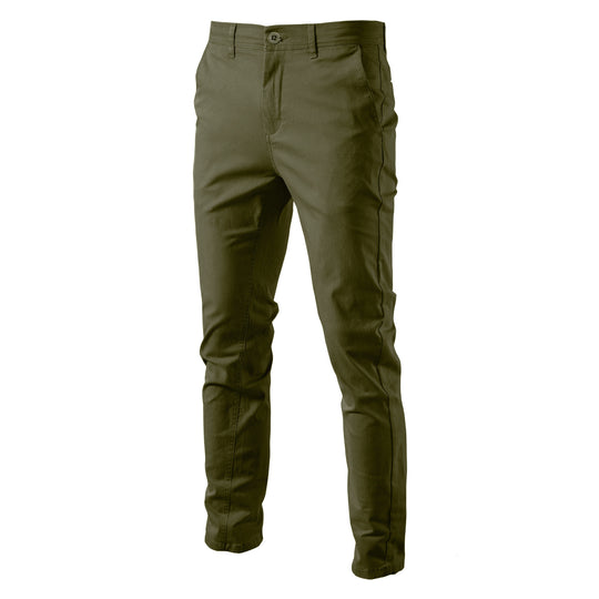 Herren Chinohose mit schmaler Passform und elastischem Bund EB