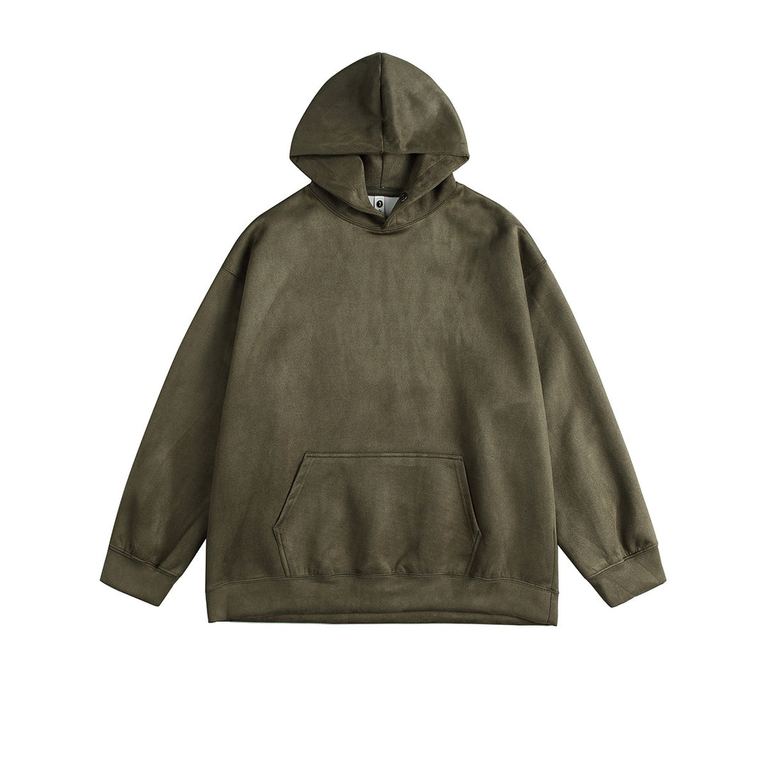 Herren lässiger Kapuzenpullover aus hochwertigem Baumwollmix mit praktischer Kängurutasche EB