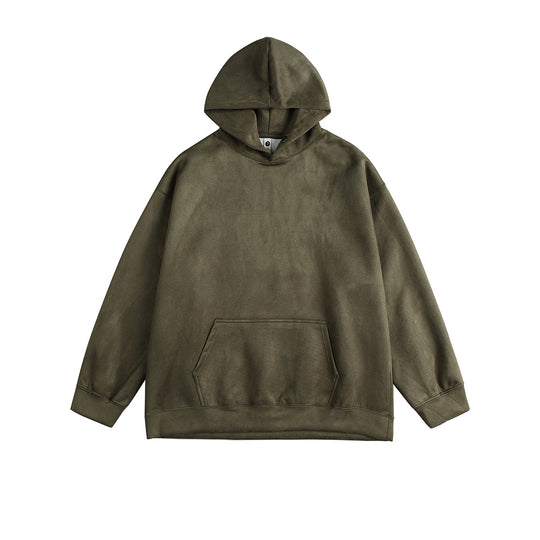 Herren lässiger Kapuzenpullover aus hochwertigem Baumwollmix mit praktischer Kängurutasche EB