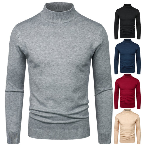 Herren Rollkragenpullover aus hochwertiger Wolle EB