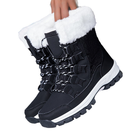 Damen Isolierte Winterstiefel mit rutschfester Sohle und weichem Innenfutter EB