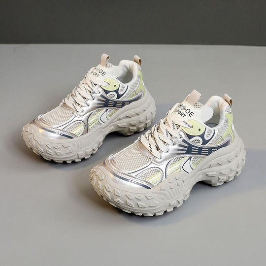 Damen sportliche Lauf-Sneaker mit stoßdämpfendem Komfort und atmungsaktiver Konstruktion EB
