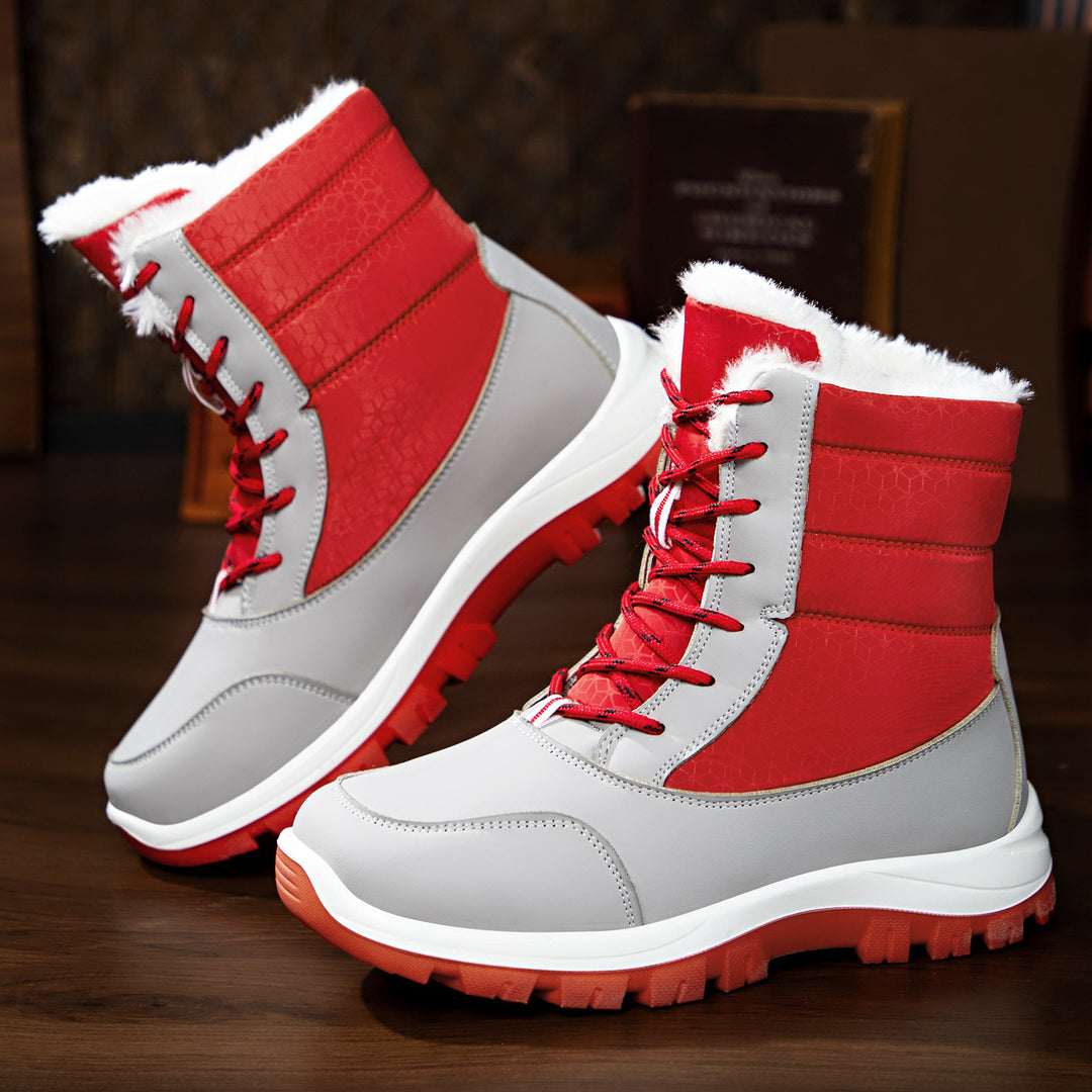 Damen Winterboots mit isolierendem Futter und rutschfester Profilsohle EB