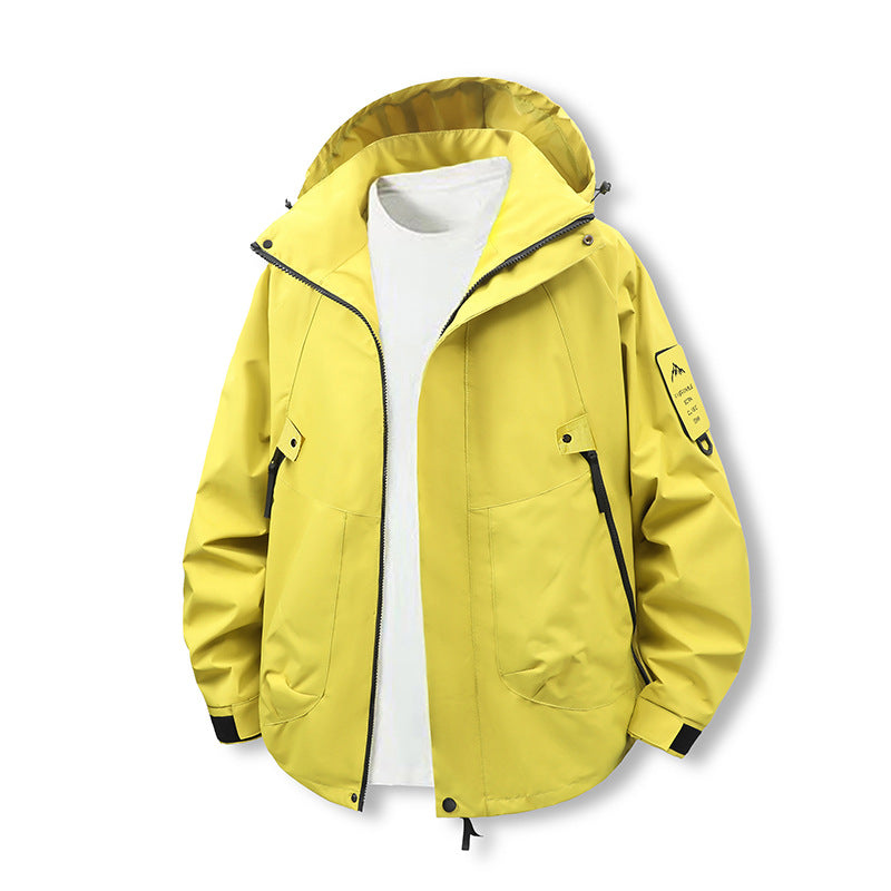 Damen technische Abenteuerjacke mit praktischen Taschen und verstellbarer Kapuze EB