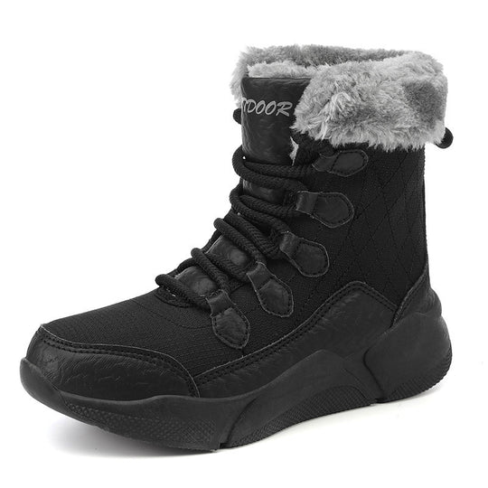 Damen isolierte Winterstiefel mit kuscheligem Futter und rutschfester Sohle EB