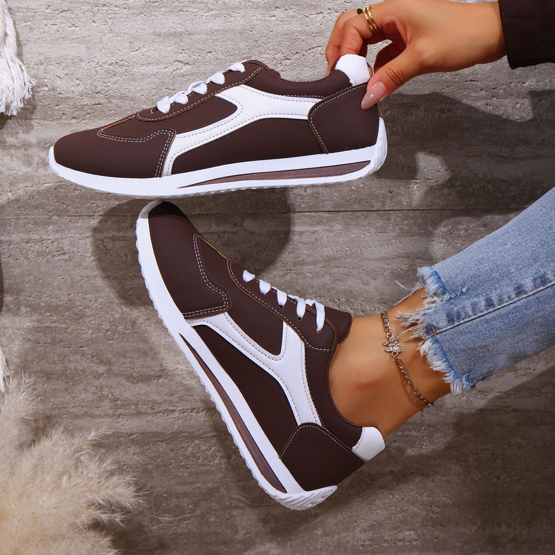 Damen Sportliche Freizeit-Sneaker mit atmungsaktivem Obermaterial EB