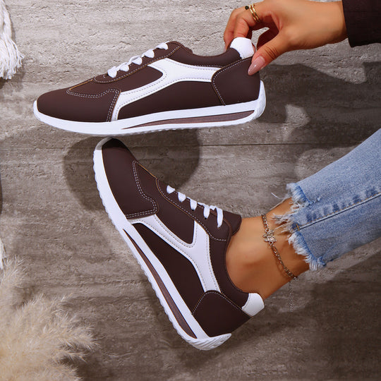 Damen Sportliche Freizeit-Sneaker mit atmungsaktivem Obermaterial EB