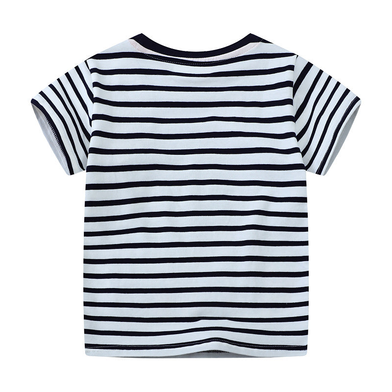 Jungen T-Shirt mit buntem Tiermotiv EB
