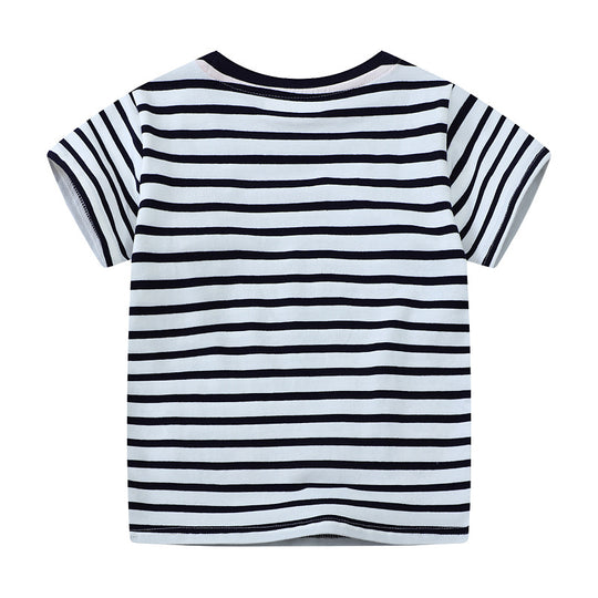 Jungen T-Shirt mit buntem Tiermotiv EB