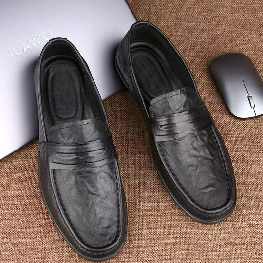 Herren Mokassins mit eleganter Nerzprägung EB