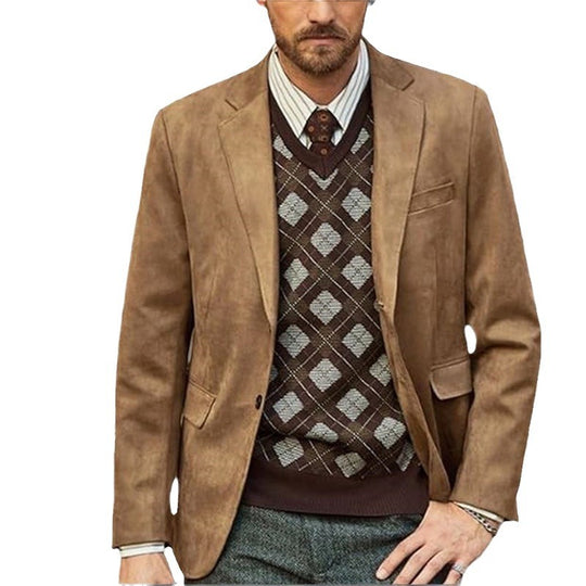 Herren modischer Anzugblazer aus feinster Wolle EB