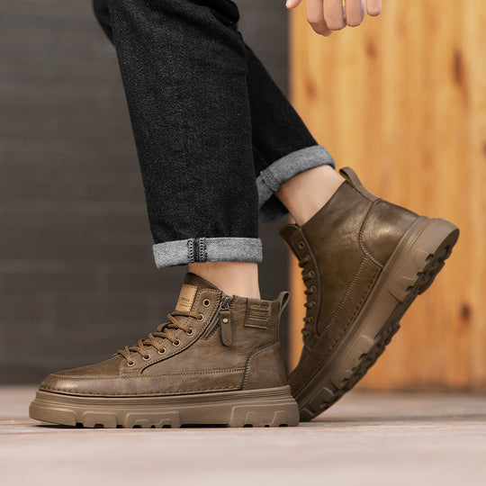Damen Hohe Stiefel mit rutschfester Sohle und dämpfendem Innenfutter EB