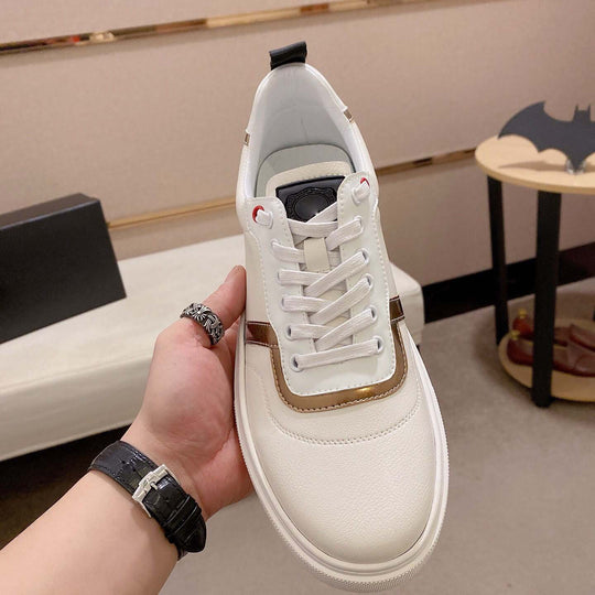 Damen Sportliche Sneaker mit modernem Design und eleganter Lederoberfläche EB