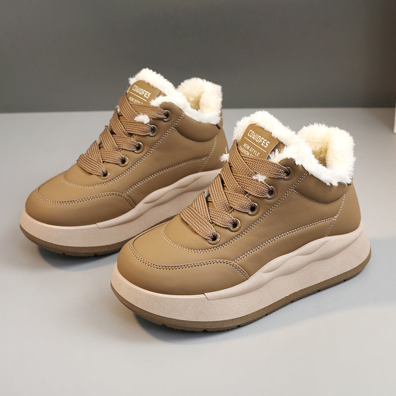 Damen Winter Sneaker mit kuscheligem Innenfutter und rutschfester Sohle EB