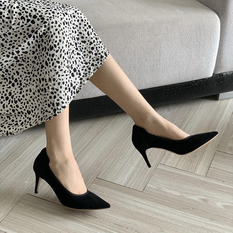 Damen Elegante Pumps mit spitz zulaufender Silhouette EB