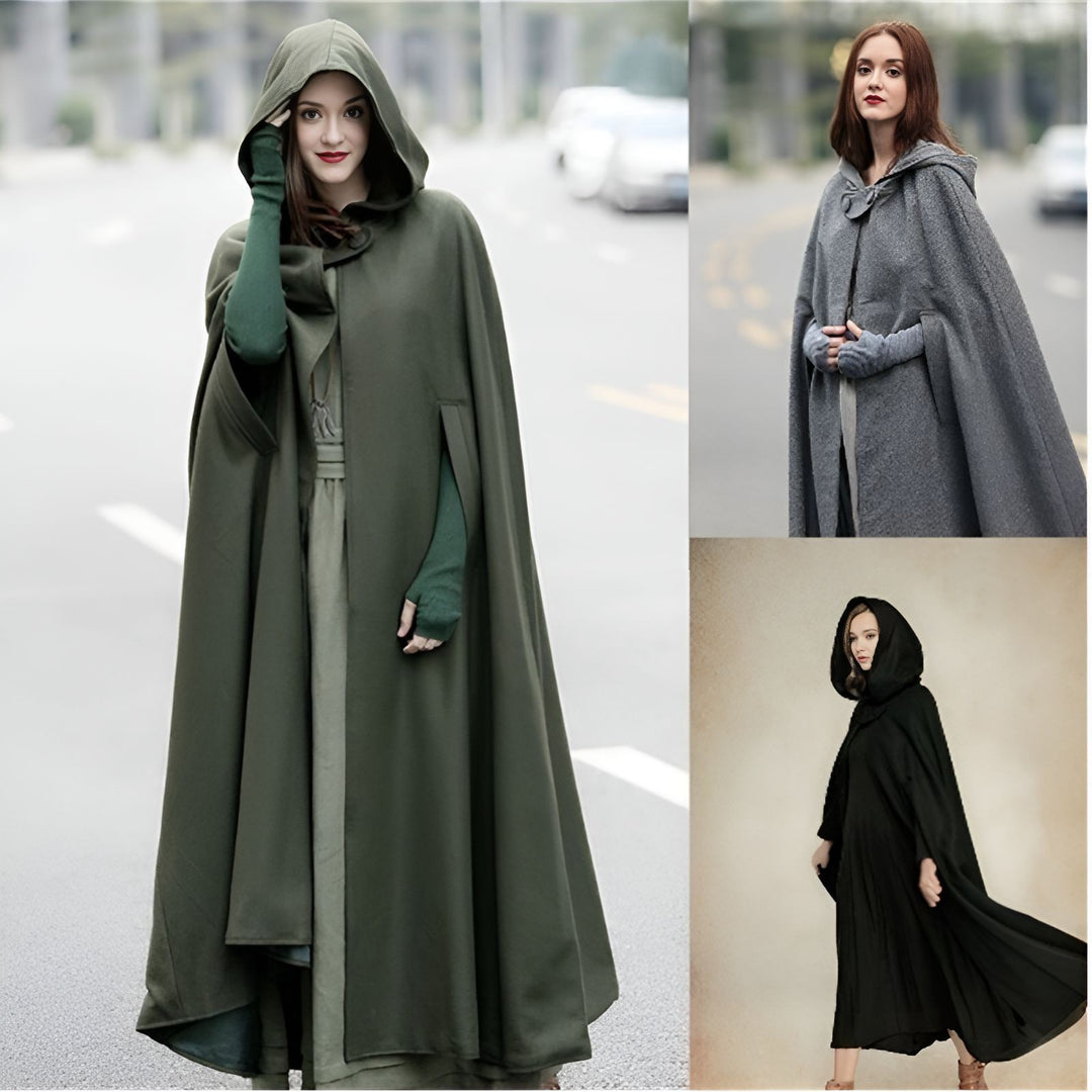 Damen elegante Kapuzenumhang EB