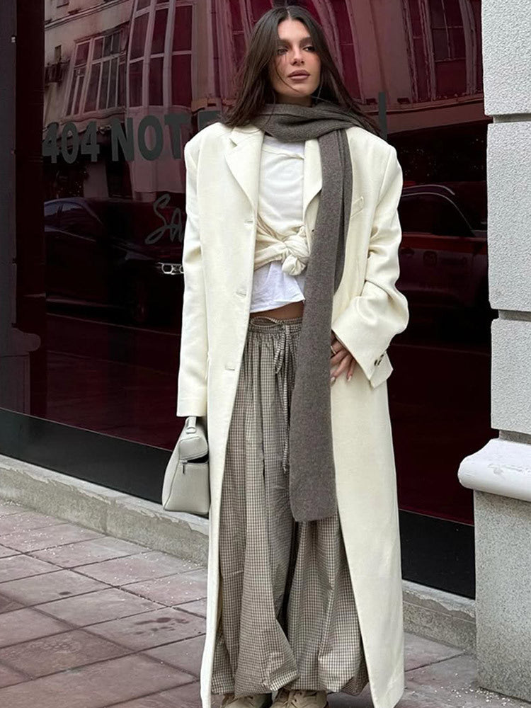 Damen Übergroßer Mantel mit elegantem Schnitt EB