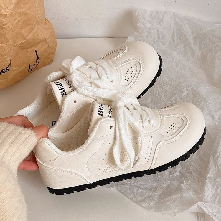 Damen Sportliche Sneakers mit atmungsaktivem Obermaterial und gepolsterter Sohle EB