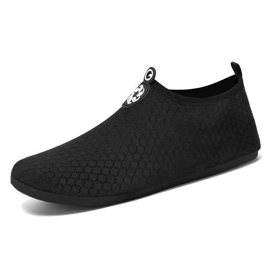 Damen nan leichter gestrickter Wasserschuh Slip-On mit nahtlosem Sockenschaft und rutschfester Gummisohle EB