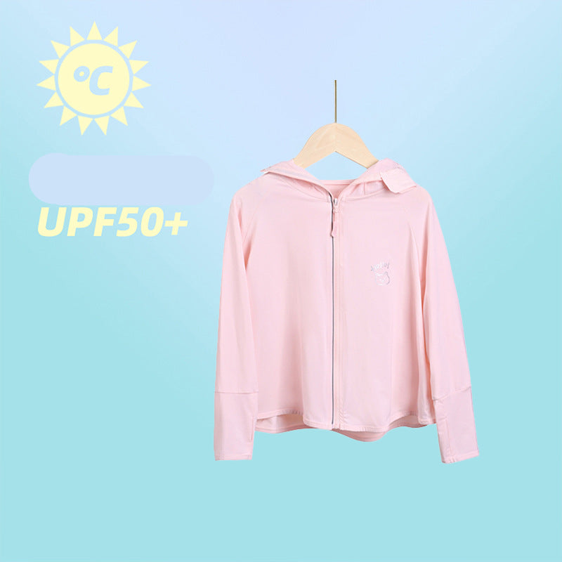 Damen leichte UV-Schutzjacke mit Kapuze EB