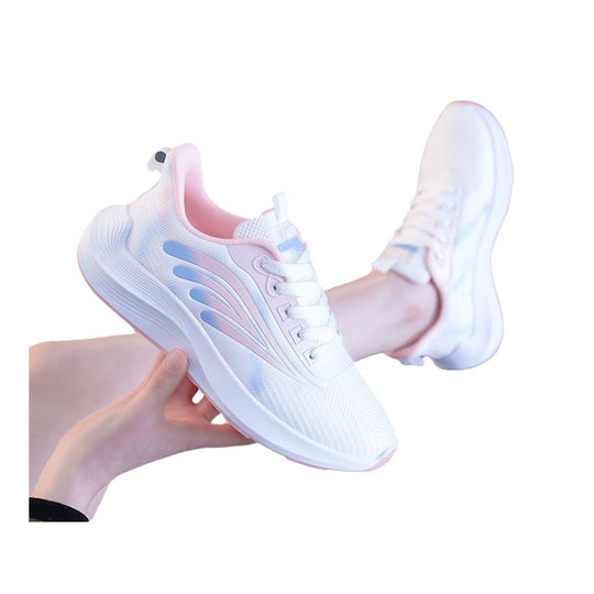 Damen Leichte Lauf- und Freizeitsneaker mit atmungsaktiver Oberseite und rutschfester Sohle EB
