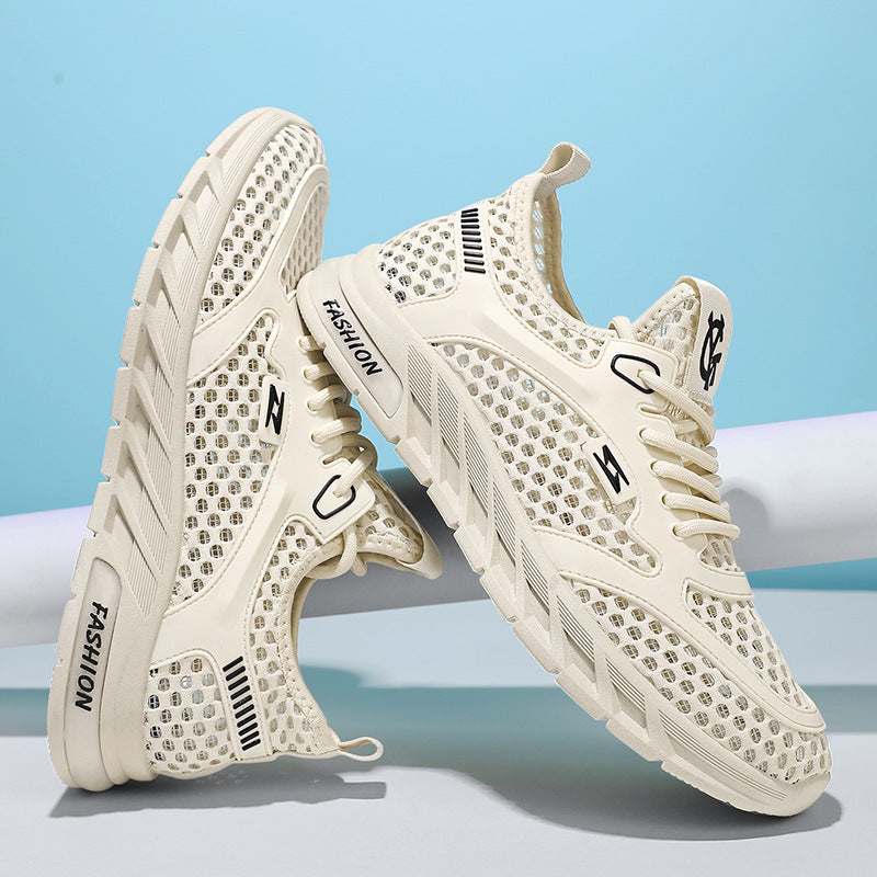Damen Atmungsaktive Freizeitsneaker mit elastischem Obermaterial und rutschfester Sohle EB
