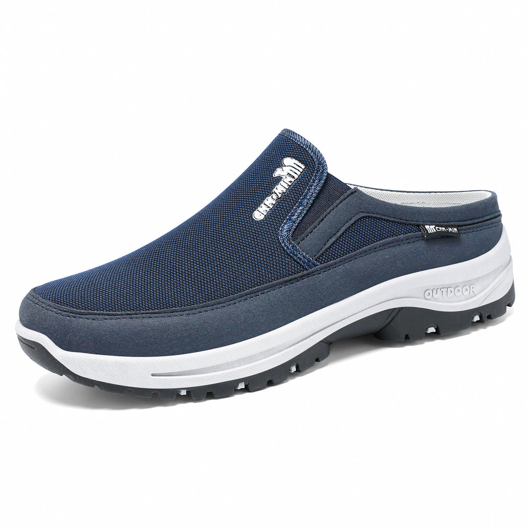 Herren nan atmungsaktiver Outdoor Clog-Slipper mit Memory-Fußbett EB