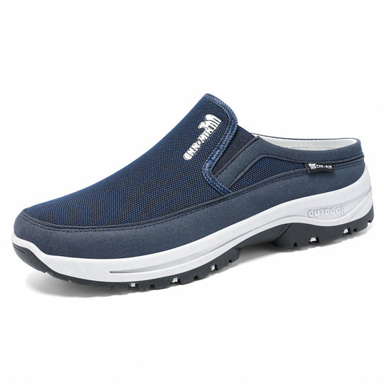 Herren nan atmungsaktiver Outdoor Clog-Slipper mit Memory-Fußbett EB