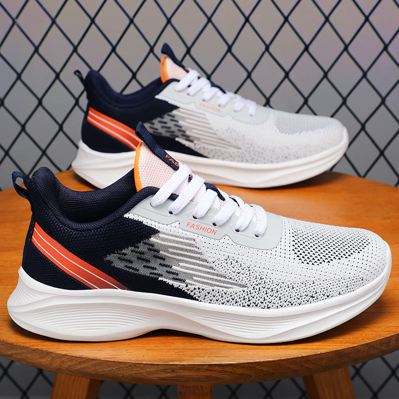 Damen Atmungsaktive Laufschuhe mit flexiblem Mesh-Obermaterial und stoßdämpfender Sohle EB