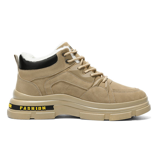 Damen Warmgefütterte Schnürstiefel mit rutschfester Sohle EB