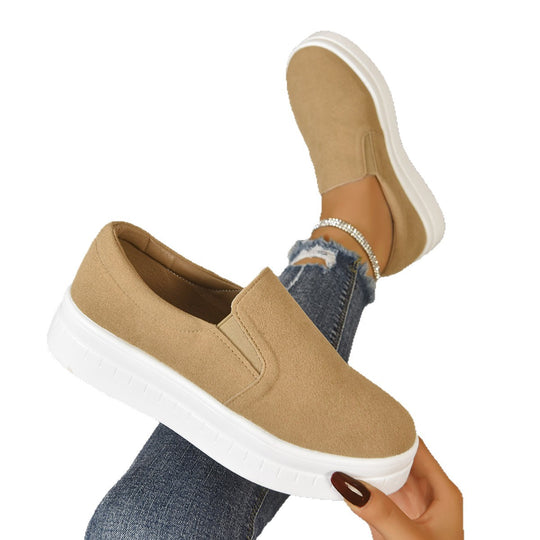 Damen Slip-On Sneakers mit komfortabler Polsterung und rutschfester Sohle EB