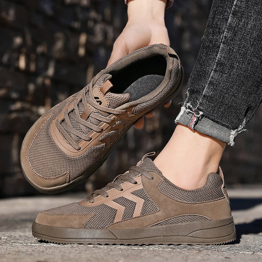 Damen Sportliche Sneaker mit atmungsaktiver Mesh-Oberfläche und flexiblem Sohlenprofil EB