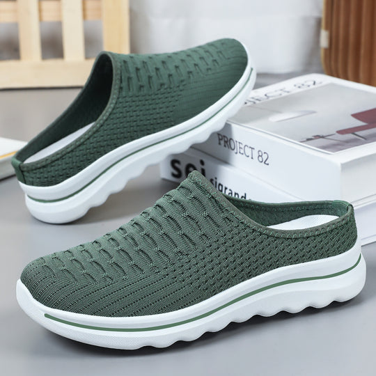 Damen nan nahtloser Komfort-Slipper mit gestricktem Obermaterial und dämpfender Profilsohle EB