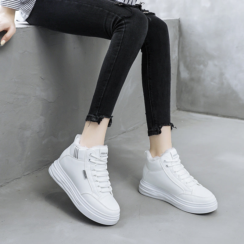 Damen Hohe Winter Sneakers mit dämpfendem Innenfutter EB