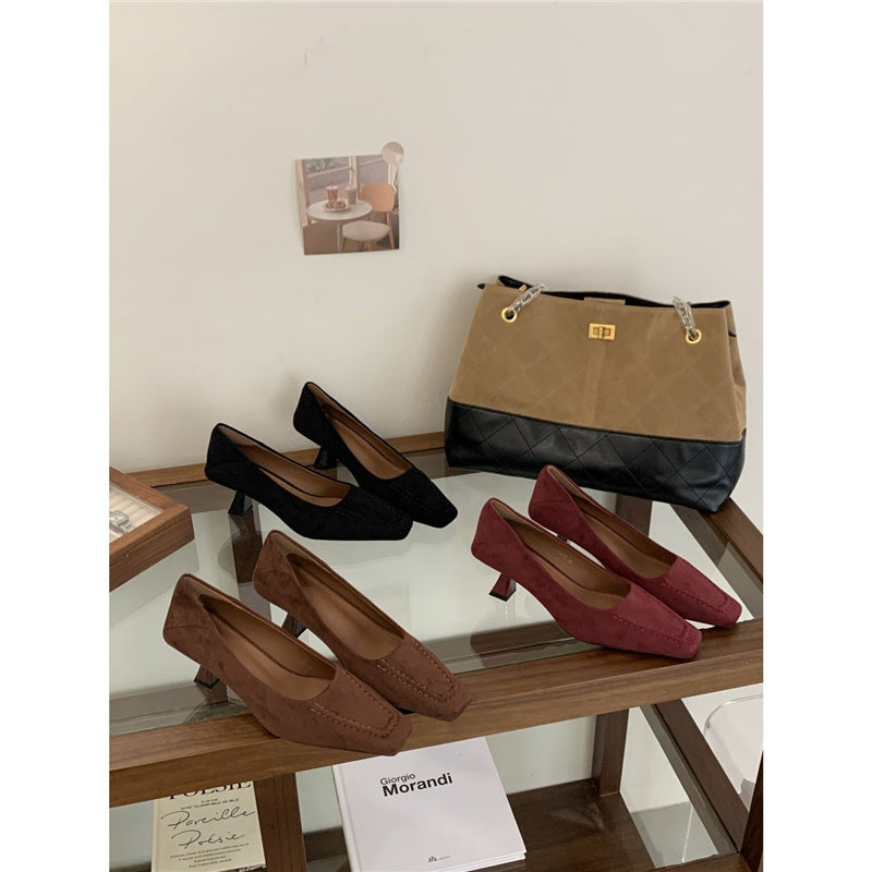 Damen modische Slingback-Pumps mit eleganter Kappe EB