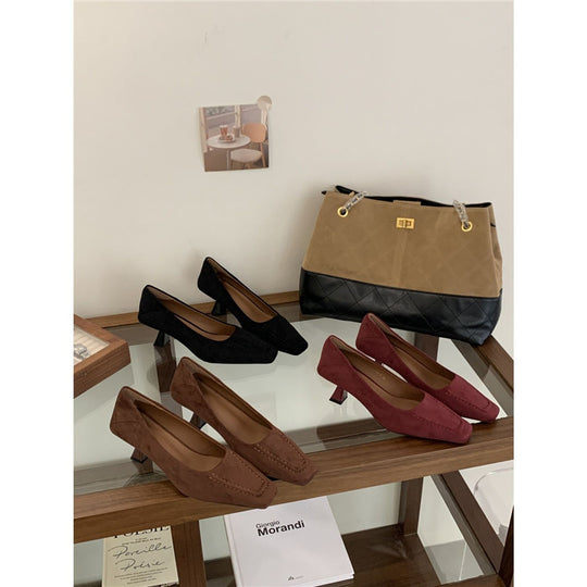 Damen modische Slingback-Pumps mit eleganter Kappe EB