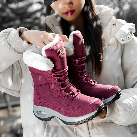 Damen Winterstiefel mit isolierendem Futter und griffiger Sohle EB