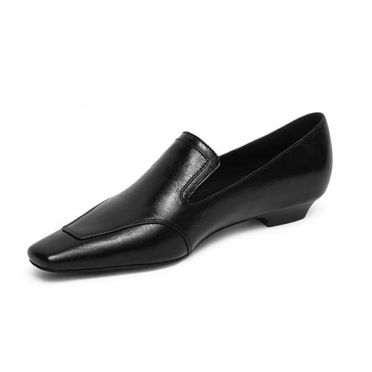Damen edle Leder Loafers EB