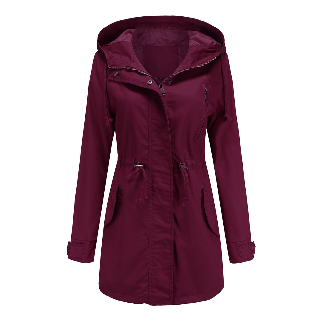 Damen Funktionsjacke mit verstellbarem Bund und Reißverschluss EB