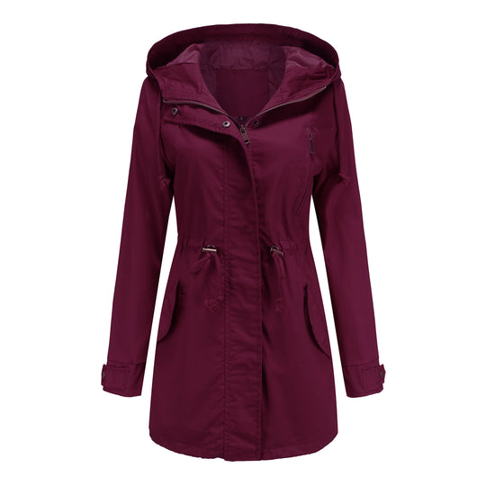Damen Funktionsjacke mit verstellbarem Bund und Reißverschluss EB