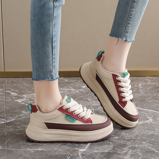 Damen Sportliche Chunky Sneakers mit atmungsaktivem Obermaterial und ergonomischer Dämpfung EB