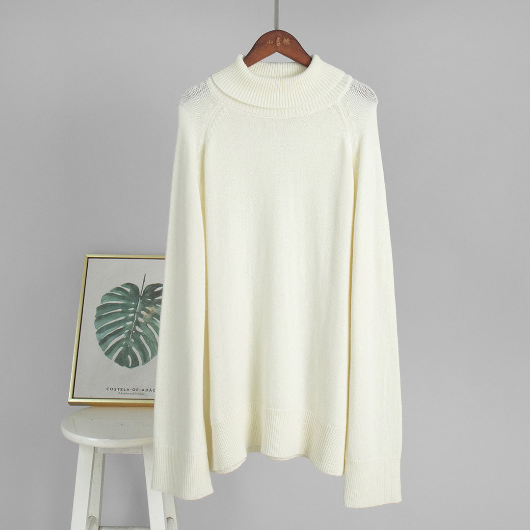Damen Oversized Rollkragenpullover EB
