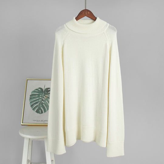 Damen Oversized Rollkragenpullover EB