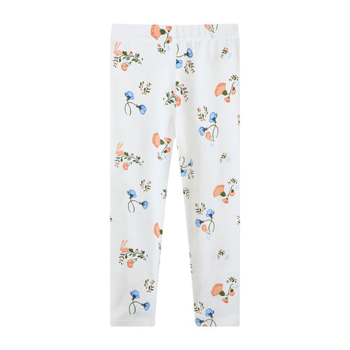 Mädchen Leggings mit floralem Muster EB
