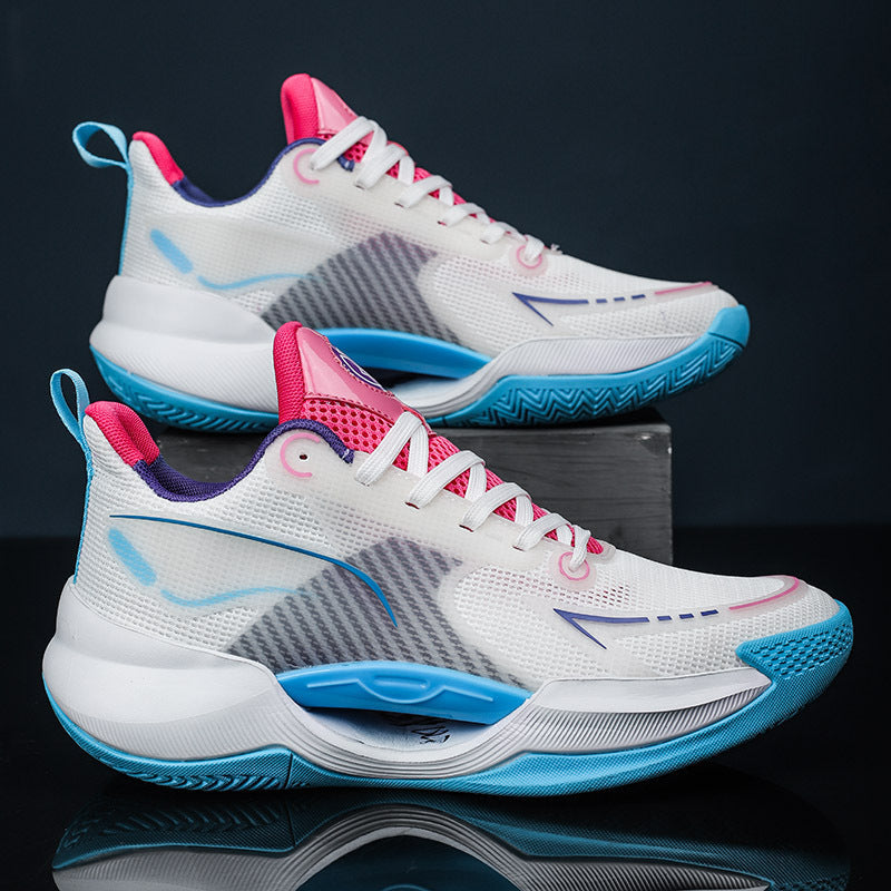 Herren niedriger Basketball-Sneaker mit stabilisierender TPU-Brücke und reaktiver EVA-Zwischensohle EB