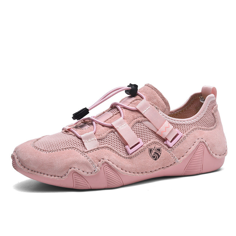 Damen Sportliche Mesh-Sneaker mit Schnellschnürsystem EB