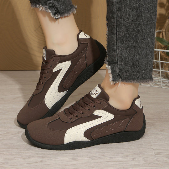 Damen Sportliche Freizeitsneaker mit atmungsaktiver Oberflächenstruktur EB