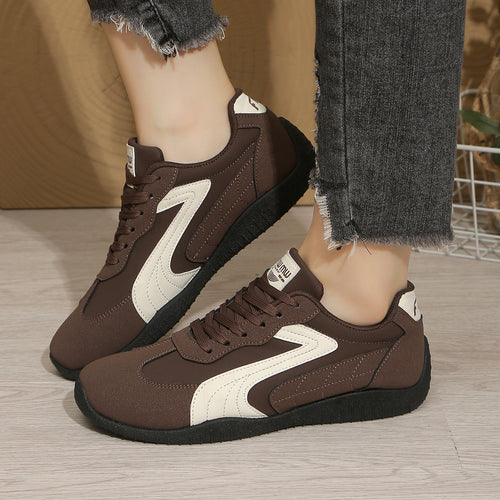Damen Sportliche Freizeitsneaker mit atmungsaktiver Oberflächenstruktur EB