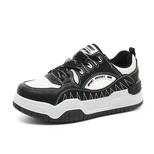 Damen sportliche Chunky Sneakers mit dämpfender Laufsohle EB