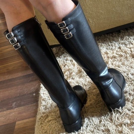 Damen hochwertige Stiefel mit elegantem Design EB